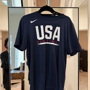 Nike Men's Navy blue USA Basketball Tee